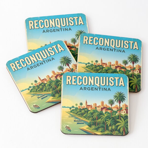 Item preview, Reconquista Santa Fe Argentina Vintage Travel Poster designed and sold by TravelersGems.