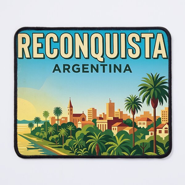 Item preview, Reconquista Santa Fe Argentina Vintage Travel Poster designed and sold by TravelersGems.