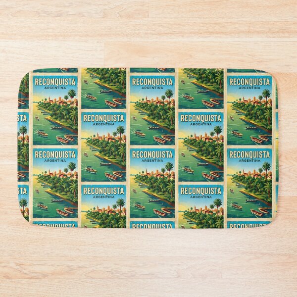 Item preview, Reconquista Santa Fe Argentina Vintage Travel Poster designed and sold by TravelersGems.