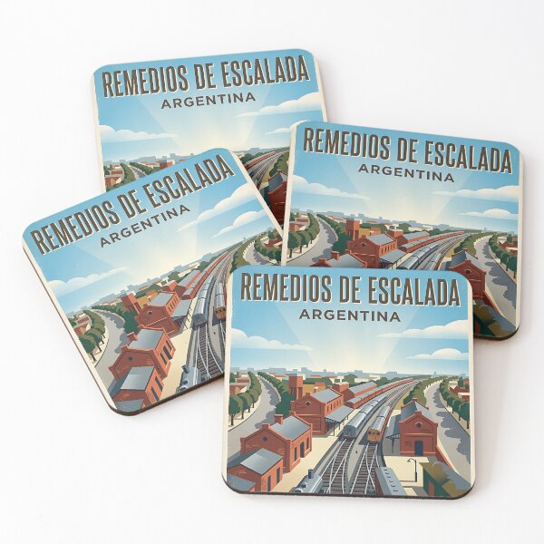 Item preview, Remedios de Escalada Buenos Aires Argentina Vintage Travel Poster designed and sold by TravelersGems.