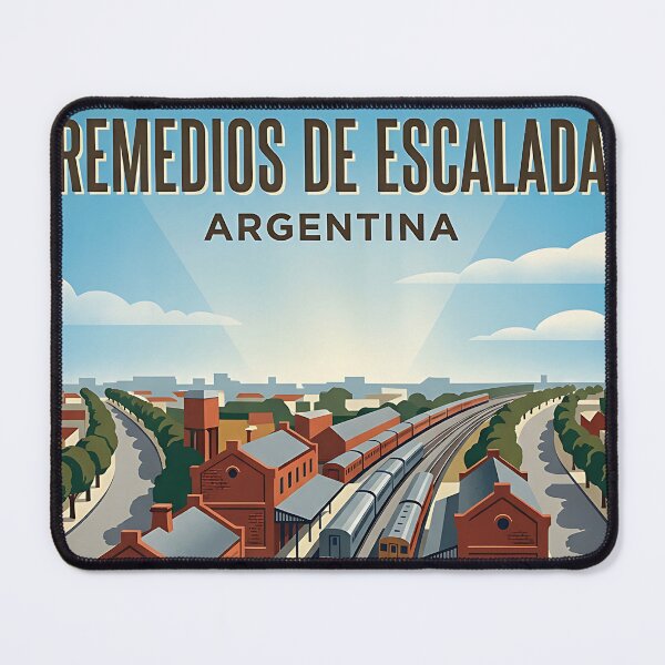 Item preview, Remedios de Escalada Buenos Aires Argentina Vintage Travel Poster designed and sold by TravelersGems.