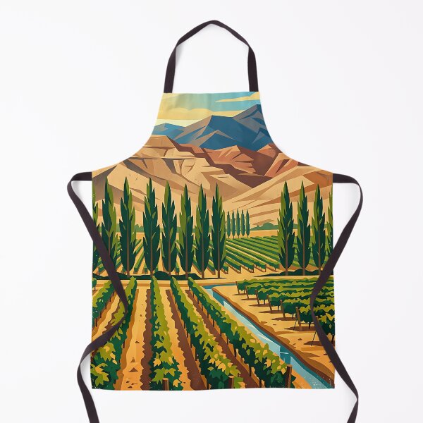 Item preview, Rivadavia Mendoza Argentina Vintage Travel Poster designed and sold by TravelersGems.