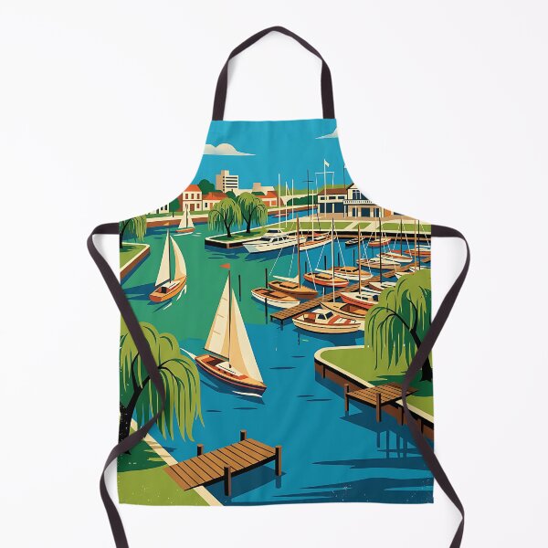 Item preview, San Fernando Buenos Aires Argentina Vintage Travel Poster designed and sold by TravelersGems.
