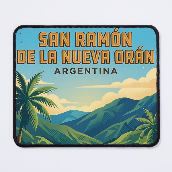 Item preview, San Ramón de la Nueva Orán Salta Argentina Vintage Travel Poster designed and sold by TravelersGems.