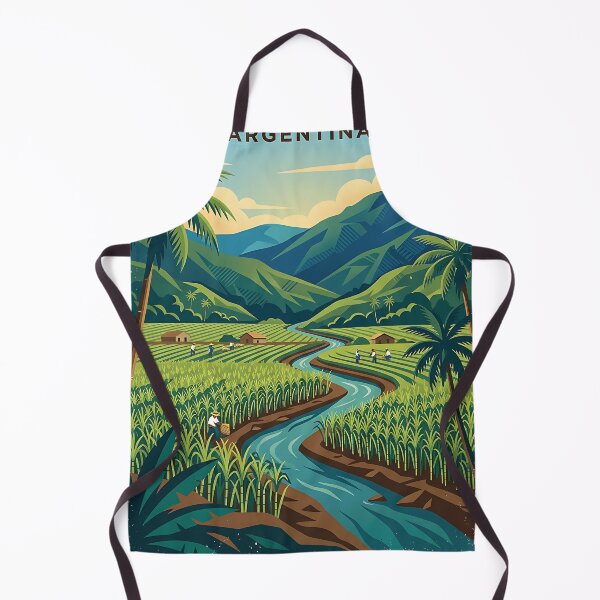Item preview, San Ramón de la Nueva Orán Salta Argentina Vintage Travel Poster designed and sold by TravelersGems.