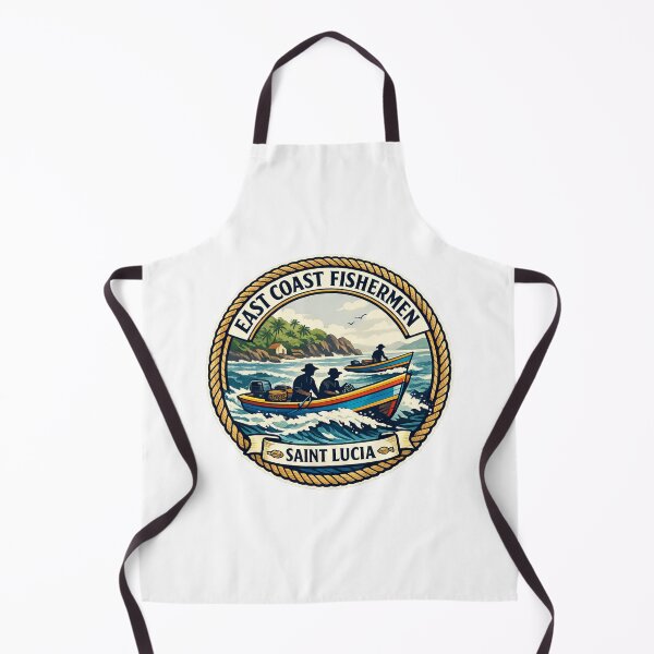 Item preview, Hazy East Coast Fishing Boats ST LUCIA designed and sold by scicilysimonee.