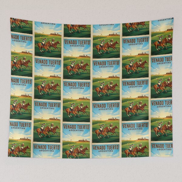 Item preview, Venado Tuerto Santa Fe Argentina Vintage Travel Poster designed and sold by TravelersGems.