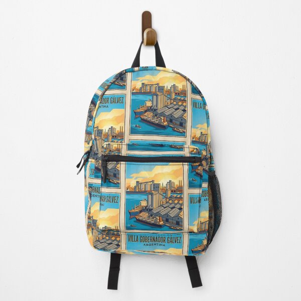 Item preview, Villa Gobernador Gálvez Santa Fe Argentina Vintage Travel Poster designed and sold by TravelersGems.