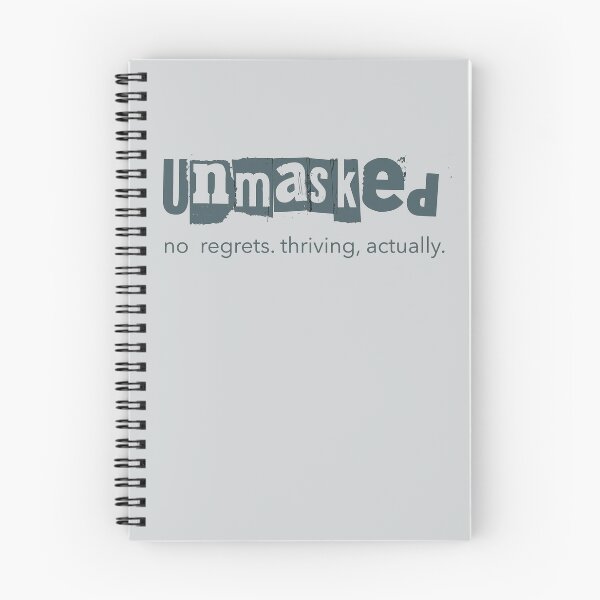 Item preview, Unmasked No Regrets Thriving Neurodivergent Late Diagnosis designed and sold by Notty DOT.
