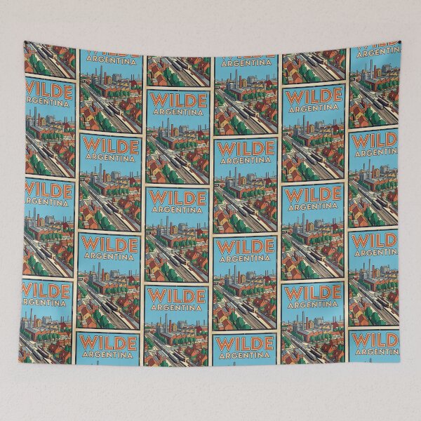 Item preview, Wilde Buenos Aires Argentina Vintage Travel Poster designed and sold by TravelersGems.
