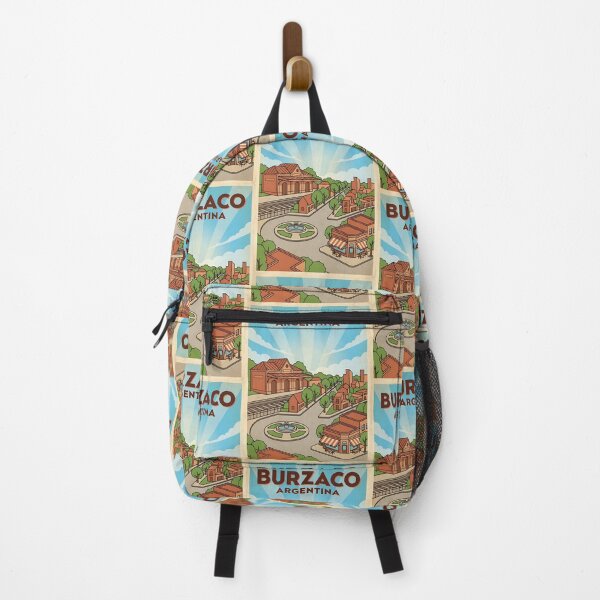 Item preview, Burzaco Buenos Aires Argentina Vintage Travel Poster designed and sold by TravelersGems.