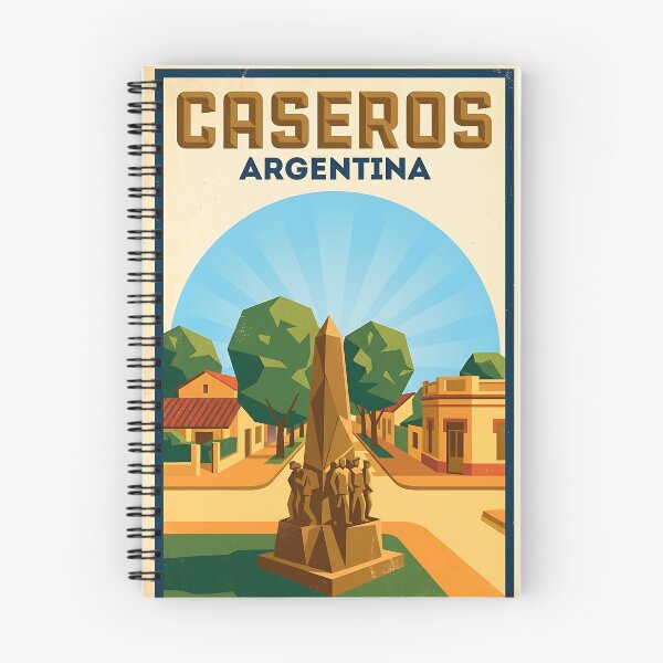 Item preview, Cartel de viaje vintage de Caseros Buenos Aires Argentina designed and sold by TravelersGems.