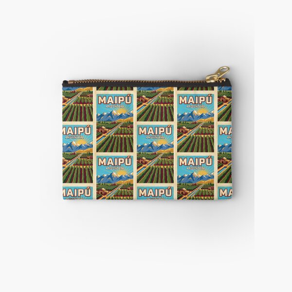 Item preview, Maipú Mendoza Argentina Vintage Travel Poster designed and sold by TravelersGems.