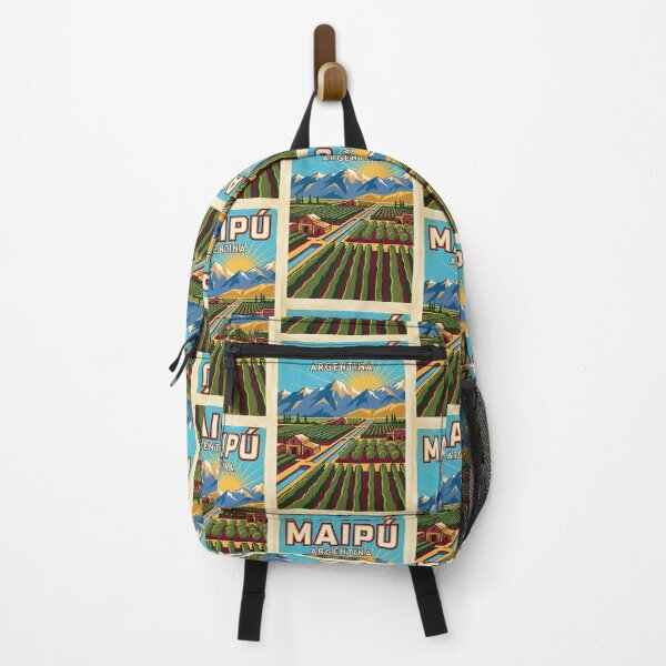 Item preview, Maipú Mendoza Argentina Vintage Travel Poster designed and sold by TravelersGems.