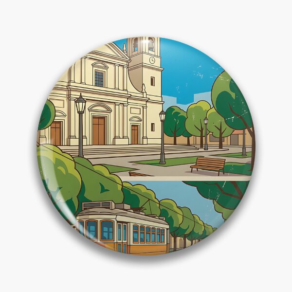 Item preview, Morón Buenos Aires Argentina Vintage Travel Poster designed and sold by TravelersGems.