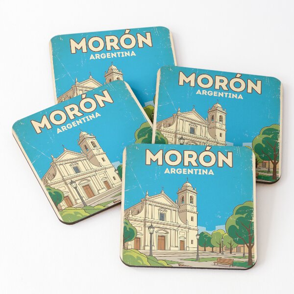 Item preview, Morón Buenos Aires Argentina Vintage Travel Poster designed and sold by TravelersGems.