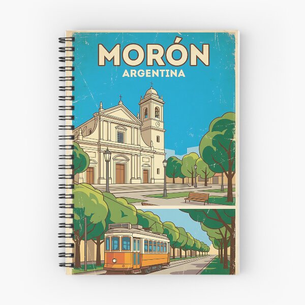 Item preview, Morón Buenos Aires Argentina Vintage Travel Poster designed and sold by TravelersGems.