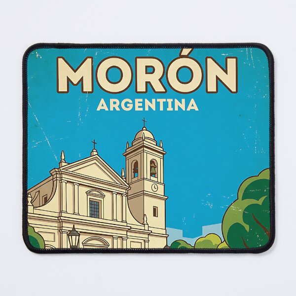 Item preview, Morón Buenos Aires Argentina Vintage Travel Poster designed and sold by TravelersGems.