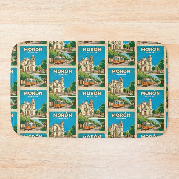 Item preview, Morón Buenos Aires Argentina Vintage Travel Poster designed and sold by TravelersGems.