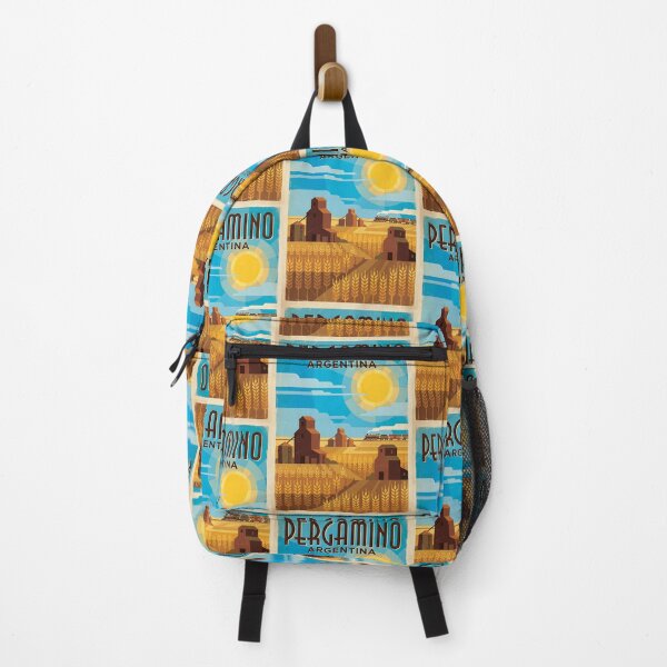 Item preview, Pergamino Buenos Aires Argentina Vintage Travel Poster designed and sold by TravelersGems.