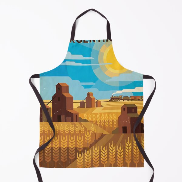 Item preview, Pergamino Buenos Aires Argentina Vintage Travel Poster designed and sold by TravelersGems.