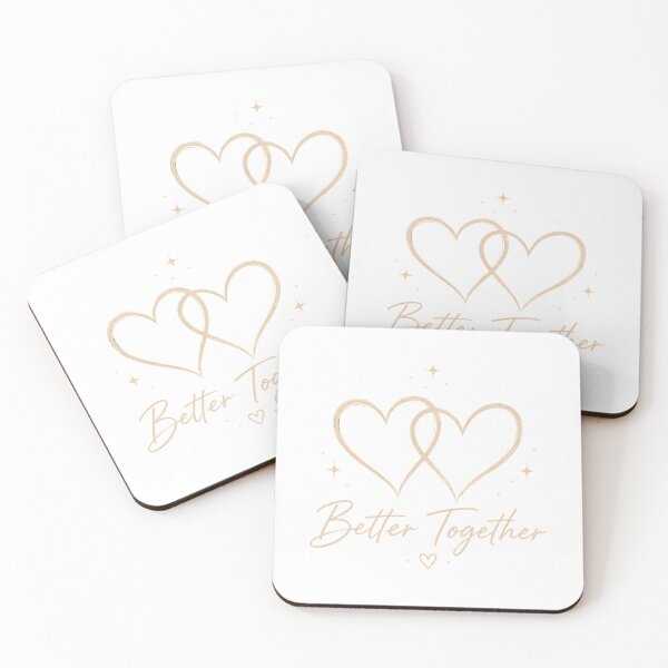 Item preview, Better Together | Minimalist Friendship Hearts T-Shirt designed and sold by CalmMandala.