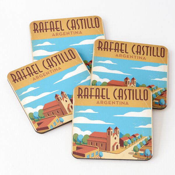 Item preview, Rafael Castillo Buenos Aires Argentina Vintage Travel Poster designed and sold by TravelersGems.