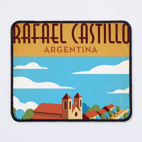 Item preview, Rafael Castillo Buenos Aires Argentina Vintage Travel Poster designed and sold by TravelersGems.