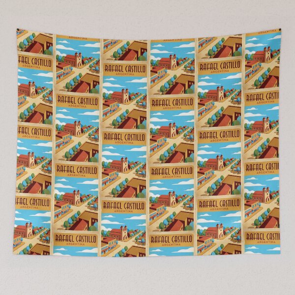Item preview, Rafael Castillo Buenos Aires Argentina Vintage Travel Poster designed and sold by TravelersGems.