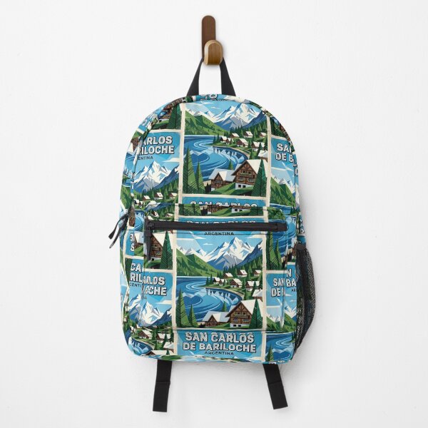 Item preview, San Carlos de Bariloche Río Negro Argentina Vintage Travel Poster designed and sold by TravelersGems.