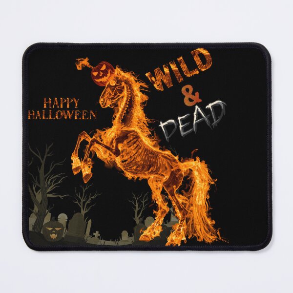 Item preview, Undead Unicorn Fire Horse Halloween designed and sold by nwinspire.