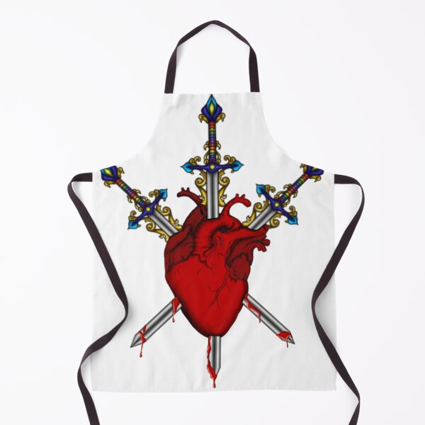 Item preview, Swords stabbing bleeding heart designed and sold by Ipsos Malafaya.