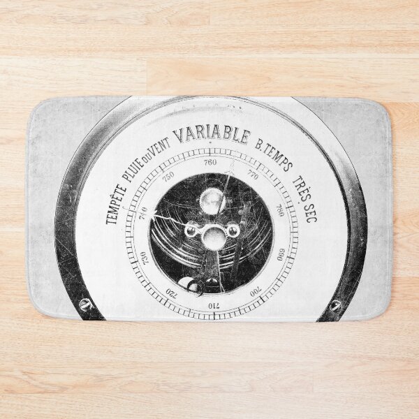 Item preview, Antique French Aneroid Barometer Face designed and sold by Ghoul Enterprises.