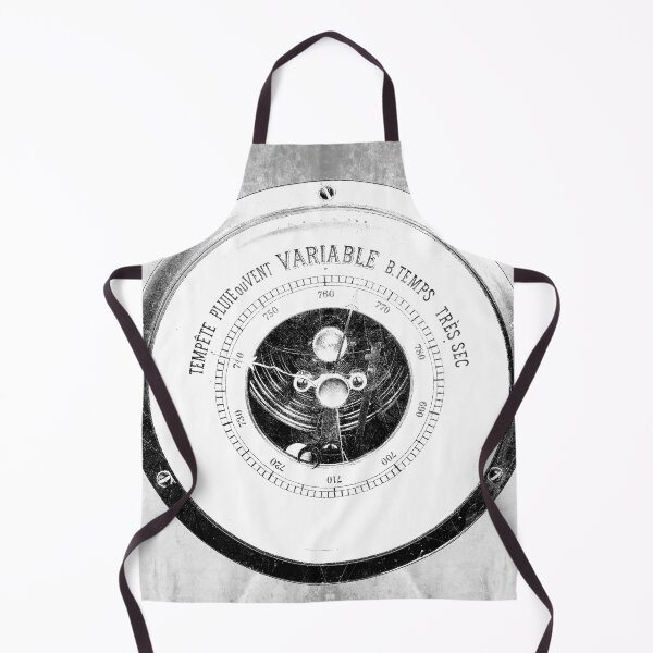 Item preview, Antique French Aneroid Barometer Face designed and sold by Ghoul Enterprises.