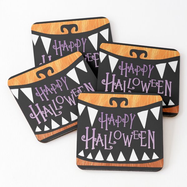 Item preview, Happy Halloween with Sharp Teeth designed and sold by DMayArt.