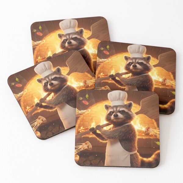 Item preview, Raccoon Pizza Chef designed and sold by zakvisuals.