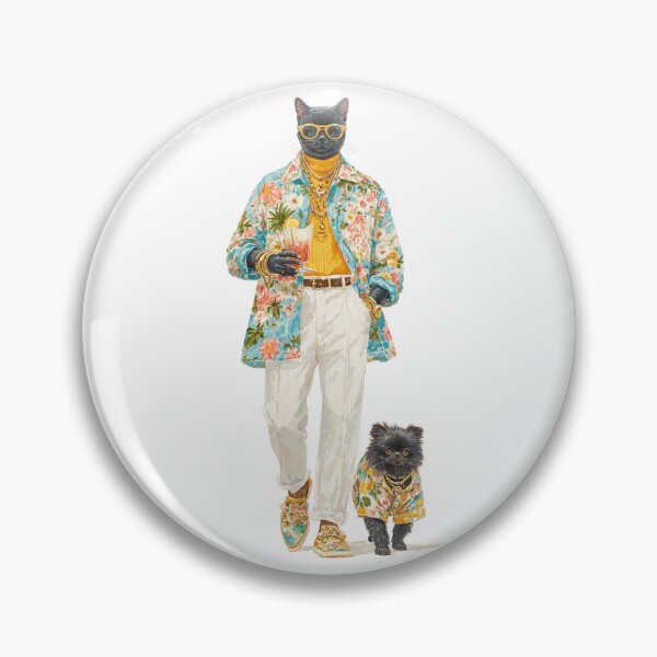 Item preview, Tropical Cat in Designer Look designed and sold by filou designs.