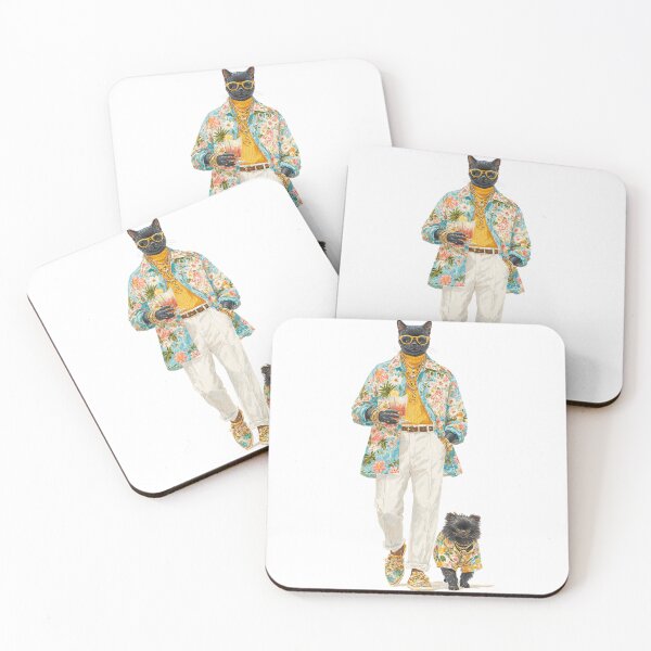 Item preview, Tropical Cat in Designer Look designed and sold by filou designs.
