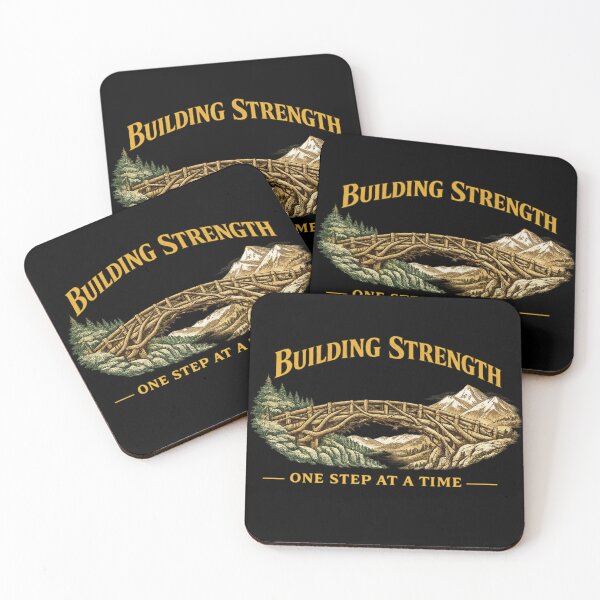 Item preview, Building Strength One Step at a Time designed and sold by PunchDrop.
