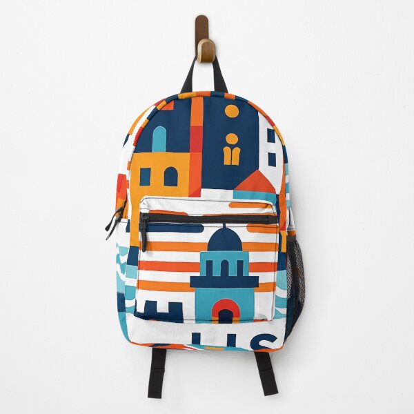 Item preview, Lisbon Portugal Travel Souvenir - Belem Tower & 25 de Abril Bridge Art designed and sold by OzzFrequency.