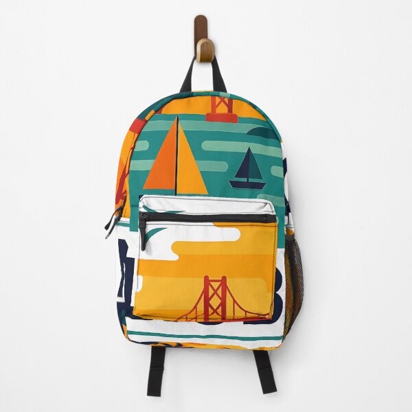 Item preview, Lisbon Portugal Travel Souvenir - Belem Tower & 25 de Abril Bridge Art designed and sold by OzzFrequency.