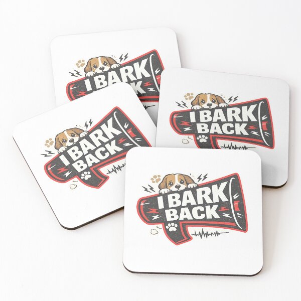 Item preview, I Bark Back Funny Dog Lover Puppy Humor Design designed and sold by SoulThread Studio.