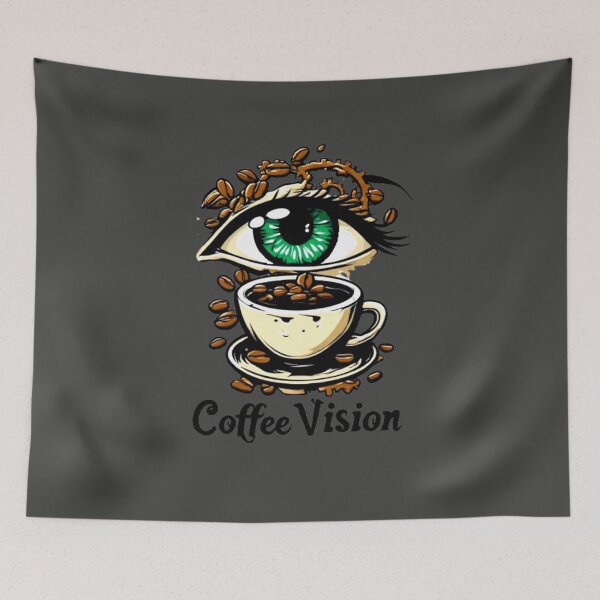 Item preview, Coffee Vision Surreal Eye Barista Mechanical Steampunk Art 02 designed and sold by Shift-Bloom.