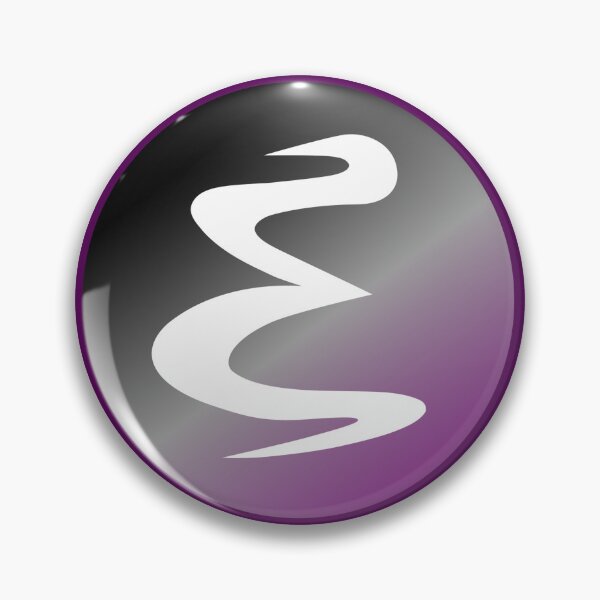 Item preview, Emacs logo, Ace pride colors designed and sold by tomenzgg.