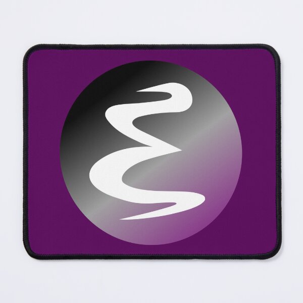 Item preview, Emacs logo, Ace pride colors designed and sold by tomenzgg.