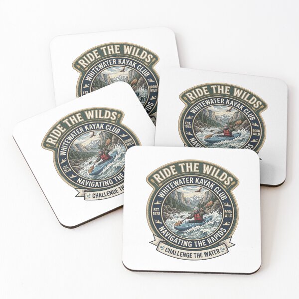 Item preview, Whitewater Kayak Club Badge designed and sold by Roy & Tiffany.