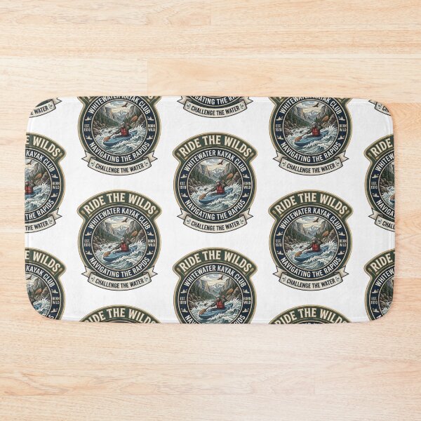 Item preview, Whitewater Kayak Club Badge designed and sold by Roy & Tiffany.