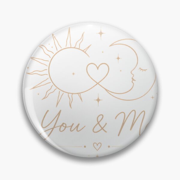 Item preview, You & Me | Celestial Sun Moon Minimalist T-Shirt designed and sold by CalmMandala.