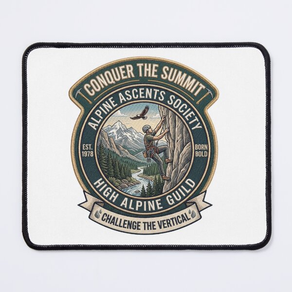 Item preview, Alpine Climbing Society Badge designed and sold by Roy & Tiffany.
