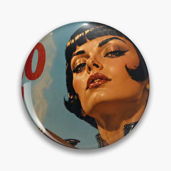 Item preview, Smoking Is Bad for You... But So Am I – Retro Vintage Femme Fatale Design designed and sold by obstinator.